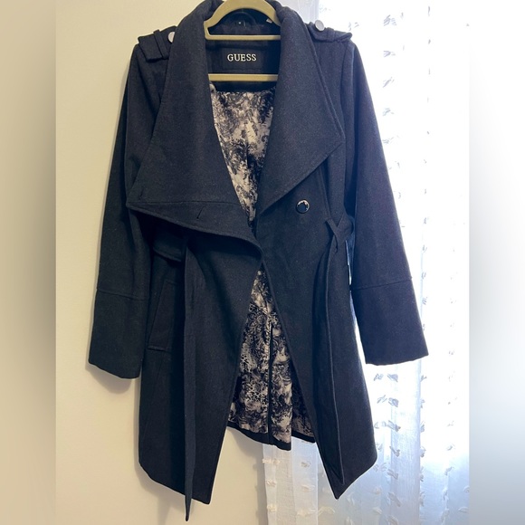 Guess Belted Coat - Picture 1 of 3